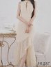 画像8: Lサイズあり【DEA.by ROBE de FLEURS/ディアバイローブドフルール】マーメイド/ バストジップ/ チェック/ オーガンジー/ ノースリーブ/ ワンピース/ ロングドレス/ キャバドレス long[OF2]