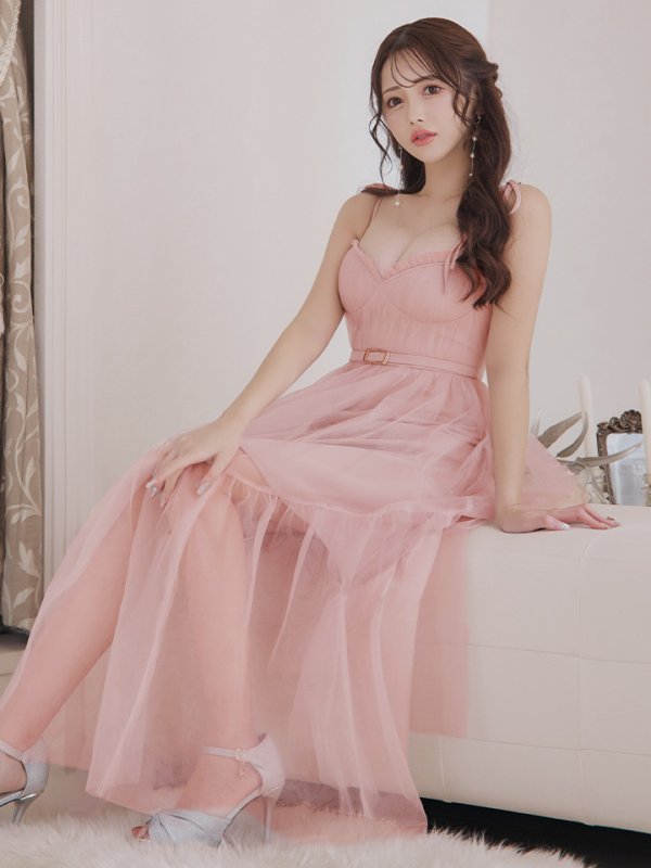 ピンク モデル:りな 身長:160cm 着用サイズ:Sサイズ