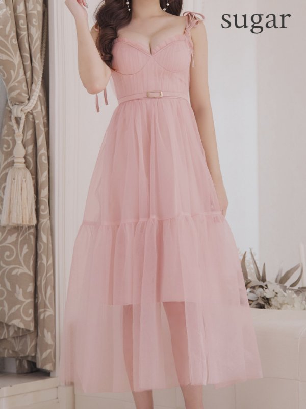 ピンク モデル:りな 身長:160cm 着用サイズ:Sサイズ