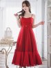 画像6: Lサイズあり【DEA.by ROBE de FLEURS/ディアバイローブドフルール】シフォン/ キャミ/ ベルトデザイン/ フレア/ ミモレ丈/ ミディアムドレス/ キャバドレス[OF2]