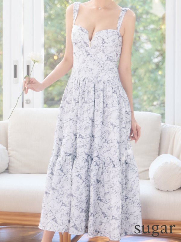 アイボリーxグレー モデル：きほ　身長：169cm 着用サイズ：Sサイズ