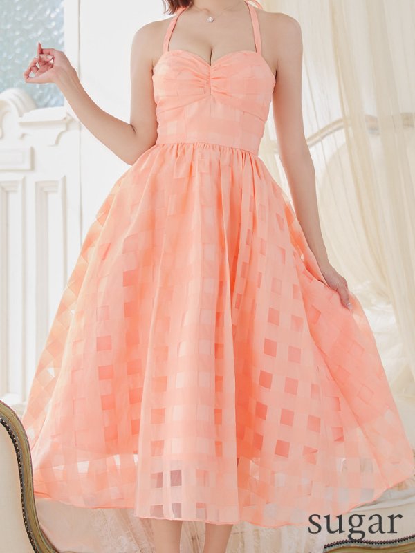 オレンジ モデル:明日花キララ 身長:162cm 着用サイズ:Sサイズ