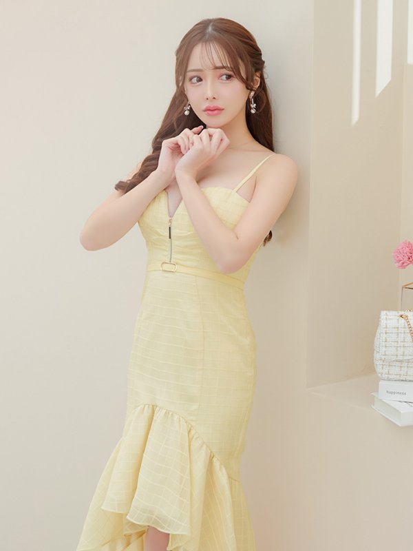 レモンイエロー モデル:りな 身長:160cm 着用サイズ:Sサイズ