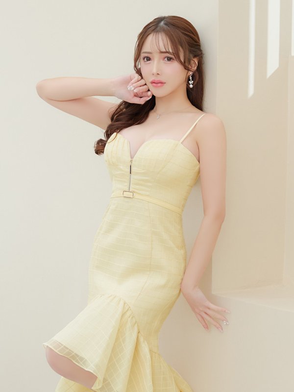 レモンイエロー モデル:りな 身長:160cm 着用サイズ:Sサイズ
