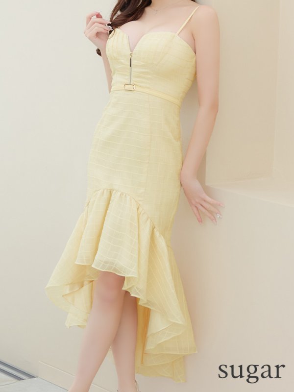 レモンイエロー モデル:りな 身長:160cm 着用サイズ:Sサイズ