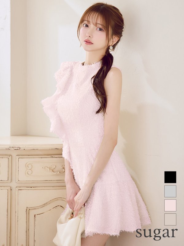 ピンク モデル：羽澄まり　身長：158cm　着用サイズ：Sサイズ