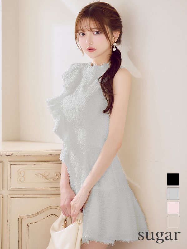 ライトグレー モデル：羽澄まり　身長：158cm　着用サイズ：Sサイズ