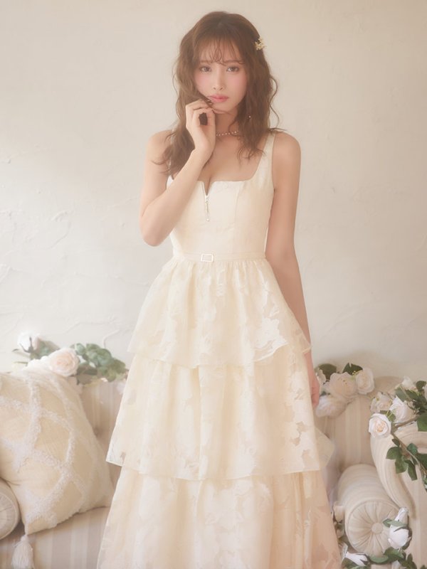 アイボリー モデル：きほ　身長：169cm　着用サイズ：Sサイズ