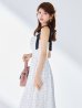 ホワイト　モデル：まりん　身長：164cm　着用サイズ：Sサイズ