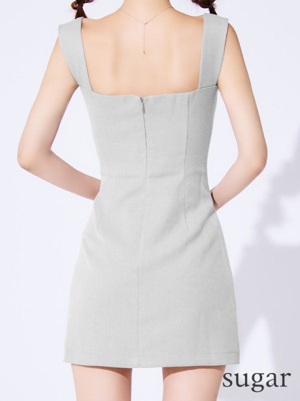 グレー　モデル：まりん　身長：164cm　着用サイズ：Sサイズ