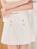 ホワイト　モデル：明日花キララ　身長：162cm サイズ：Sサイズ