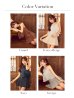 画像34: 【予約商品/10月下旬発送予定】XSサイズあり【DEA./ディア】シフォン/ レイヤード/ フリル/ セットアップ/ フレア/ ミニドレス/ キャバドレス[OF08]