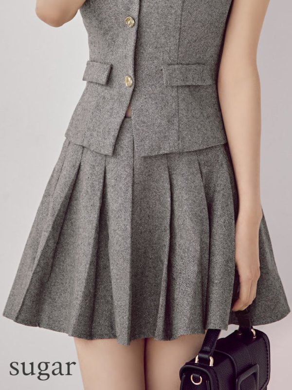 チャコールグレー　モデル：ももか　身長：156cm　着用サイズ：Sサイズ