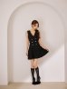 ブラック モデル：ももか　身長：156cm　着用サイズ：Sサイズ