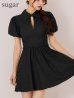 ブラック モデル：ももか　身長：156cm　着用サイズ：Sサイズ