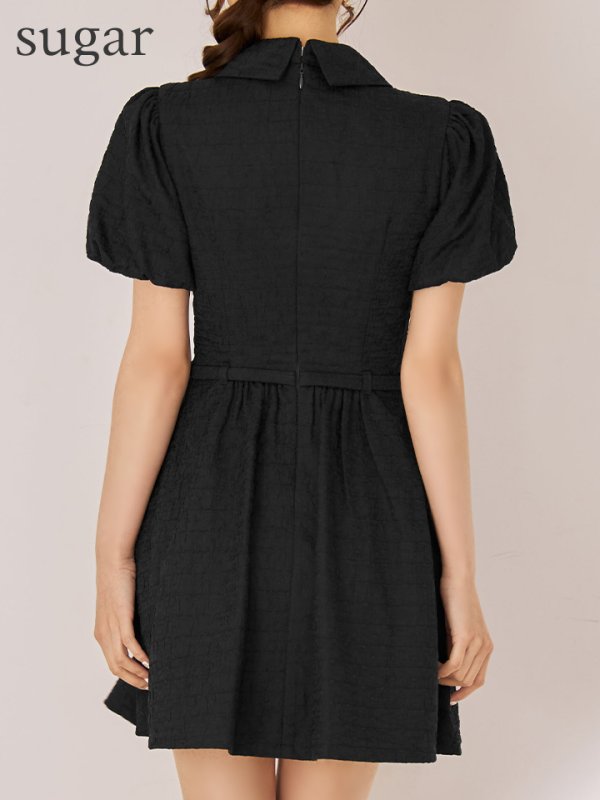 ブラック モデル：ももか　身長：156cm　着用サイズ：Sサイズ