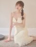 アイボリー　モデル：羽澄まり 身長：158cm　着用サイズ：Sサイズ