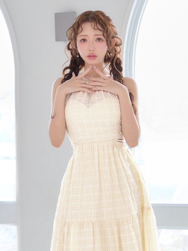 アイボリー　モデル：りな　身長：160cm　着用サイズ：Sサイズ