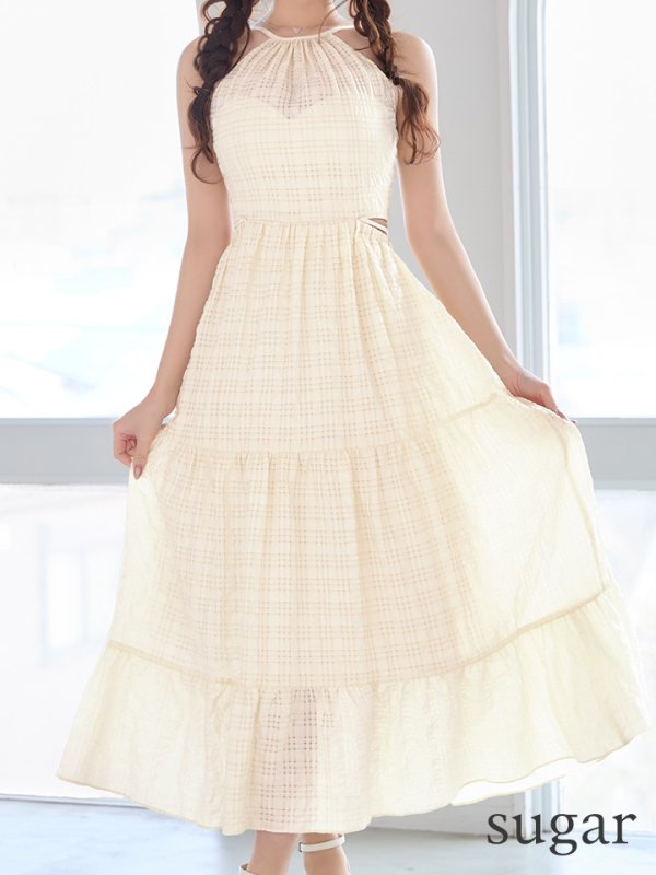 アイボリー　モデル：りな　身長：160cm　着用サイズ：Sサイズ