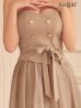 ブラウン　モデル：りな　身長：160cm　着用サイズ：Sサイズ
