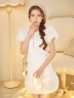 アイボリー　モデル：ももか　身長：156cm　着用サイズ：Sサイズ