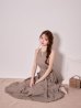 グレージュ　モデル：ゆめ　身長：160cm　着用サイズ：Sサイズ