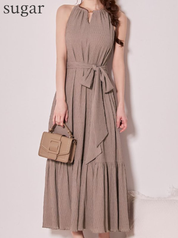 グレージュ　モデル：ゆめ　身長：160cm　着用サイズ：Sサイズ