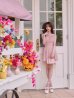 ピンク　モデル：りこ　身長：156cm　着用サイズ：Sサイズ