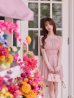 ピンク　モデル：りこ　身長：156cm　着用サイズ：Sサイズ