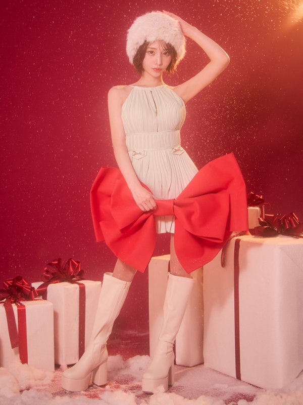 アイボリー モデル：りこ　身長：156cm　着用サイズ：Sサイズ