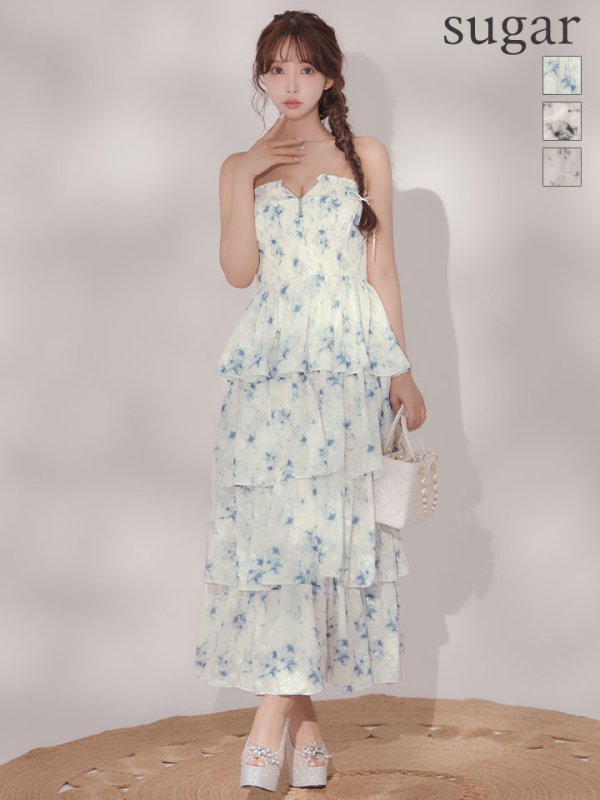 ブルー　モデル：三上悠亜　身長：159cm　着用サイズ：Sサイズ