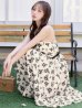 アイボリー　モデル：りな　身長：160cm　着用サイズ：Sサイズ　