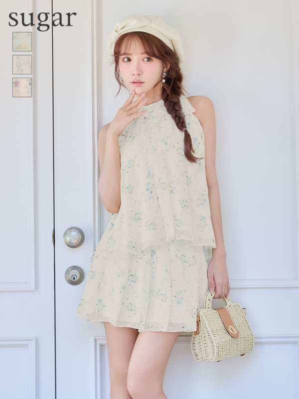 ブルー モデル：三上悠亜　身長：159cm　着用サイズ：Sサイズ