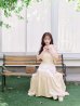 アイボリー　モデル：りな　身長：160cm　着用サイズ：Sサイズ