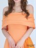 オレンジ　モデル：ゆめ　身長：160cm　着用サイズ：Sサイズ
