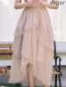 グレージュ　モデル：りな　身長：160cm　着用サイズ：Sサイズ
