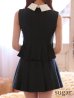 ネイビー　モデル：るりぴ　身長：165cm　着用サイズ：Sサイズ