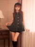 ブラック　モデル：まみ　身長：161cm　着用サイズ：Sサイズ