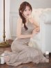 グレージュ　モデル：りな　身長：160cm　着用サイズ：Sサイズ