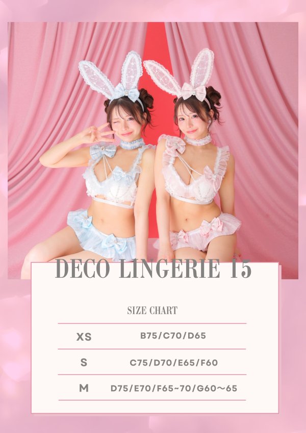 画像17: 【Deco Lingerie/ デコランジェリー】 Deco Lingerie15/ ランジェリー/ 5点セット[OF05]