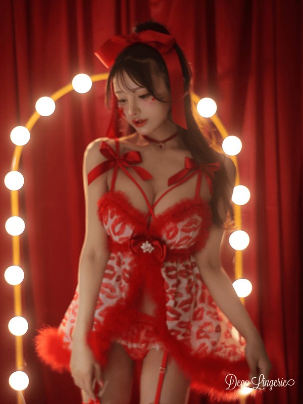 画像7: 【Deco Lingerie/ デコランジェリー】 Deco Lingerie 30/ ランジェリー/ 4点セット[OF02C]