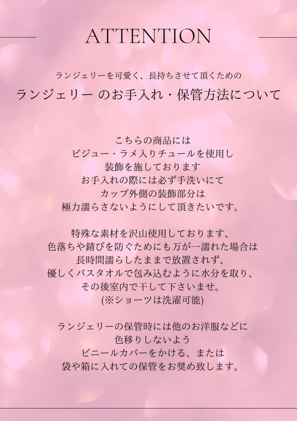 画像17: 【Deco Lingerie/ デコランジェリー】 Deco Lingerie19/ ランジェリー/ 4点セット[OF05]