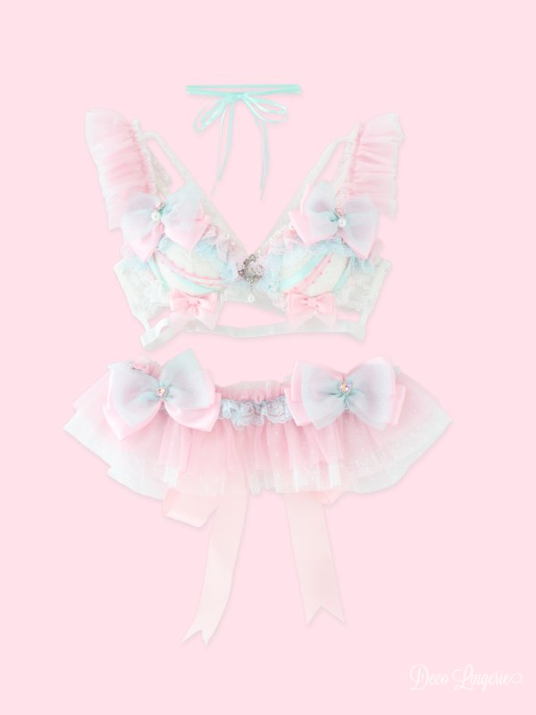 画像6: 【Deco Lingerie/ デコランジェリー】 Deco Lingerie 47/ ランジェリー/ 4点セット[OF05]