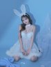 【Deco Lingerie/ デコランジェリー】 Deco Lingerie Babydoll 04/ ランジェリー/ 4点セット[OF05]　ホワイト