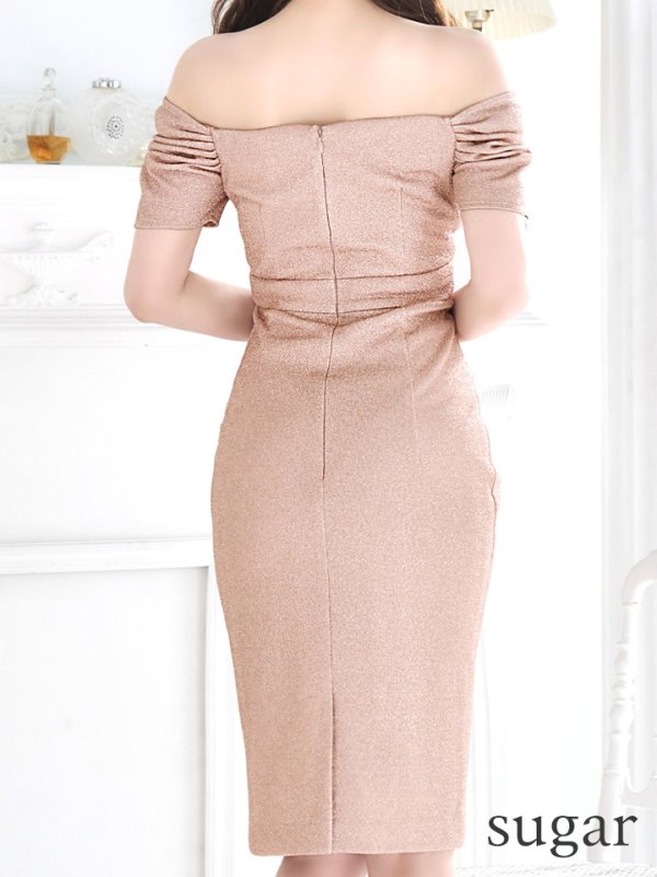 シャンパン モデル:ゆめ 身長:160cm 着用サイズ:8号(Sサイズ)