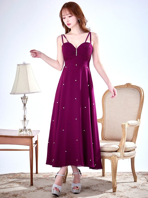 バーガンディ モデル：ゆめ　身長：160cm　着用サイズ：Sサイズ