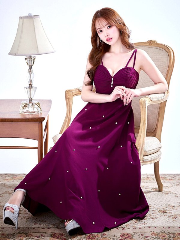 バーガンディ モデル：ゆめ　身長：160cm　着用サイズ：Sサイズ