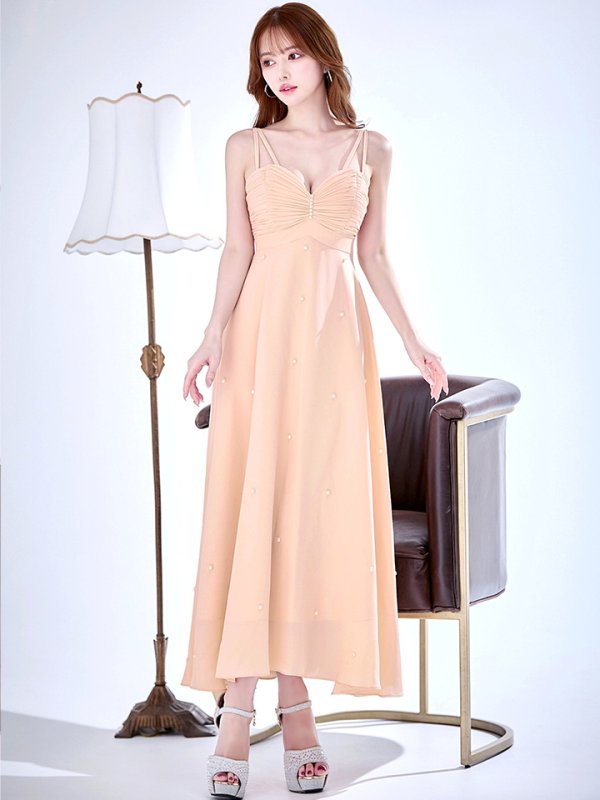 ライトベージュ モデル：ゆめ　身長：160cm　着用サイズ：Sサイズ