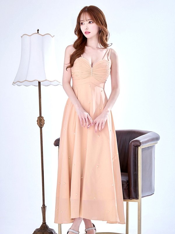 ライトベージュ モデル：ゆめ　身長：160cm　着用サイズ：Sサイズ