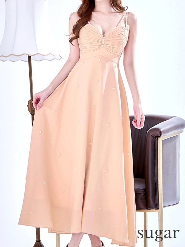 ライトベージュ モデル：ゆめ　身長：160cm　着用サイズ：Sサイズ